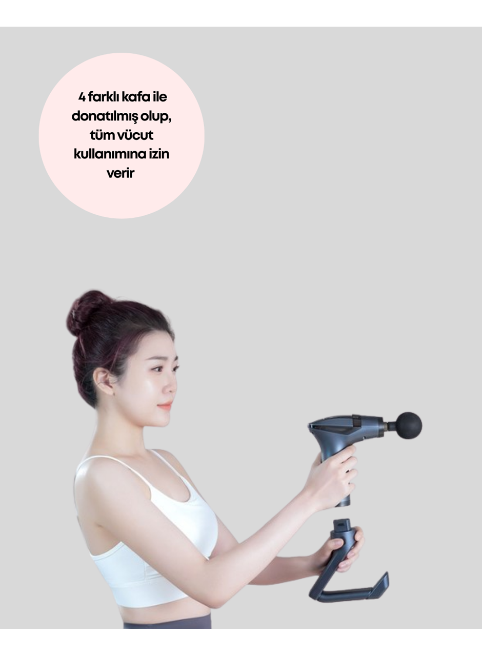 Titreşimli Şarjlı Masaj Aleti 3in1 Fonksiyonel Çok Amaçlı Model