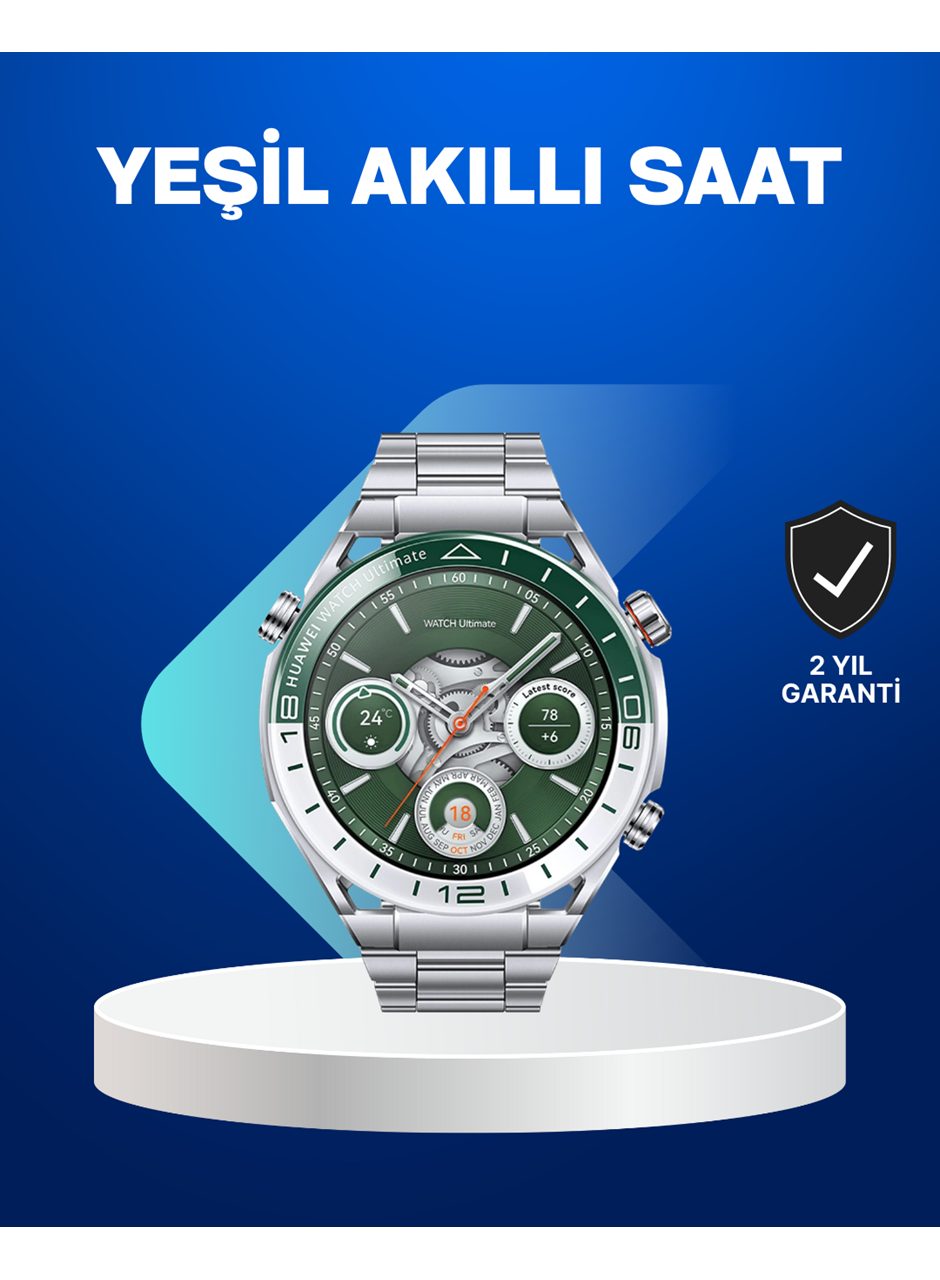 Akıllı Saat Amoled Ekranlı Harita Gösterimli Sağlık ve Spor Takipli