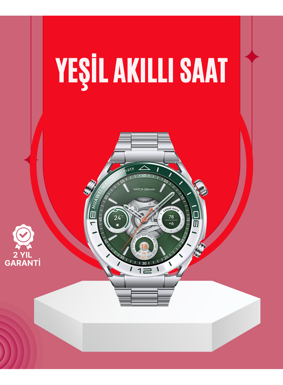 Amoled Smartwatch Harita Modlu Bluetooth Aramalı 3 Değiştirilebilir Kayışlı