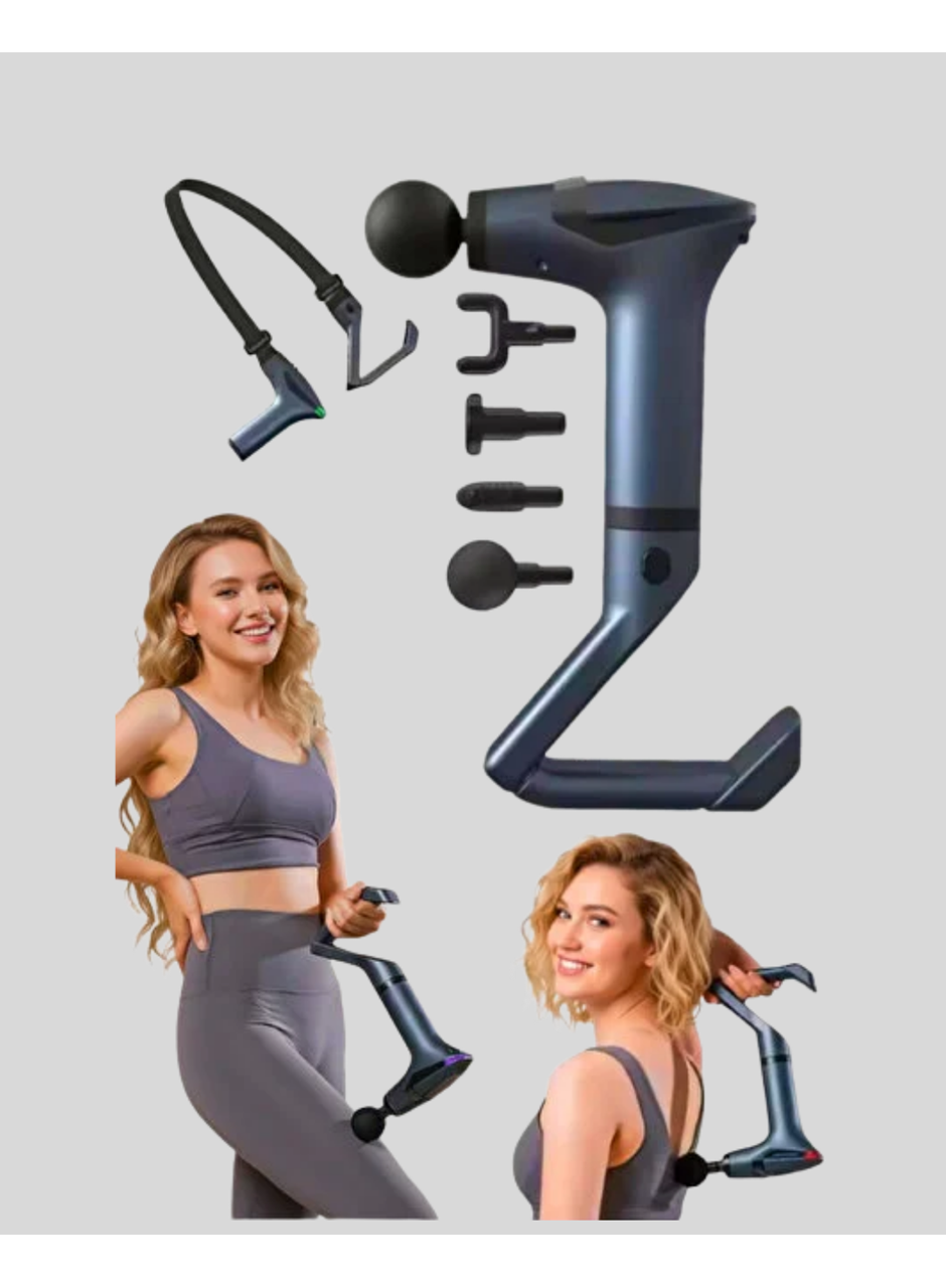 AKTÜEL 3in1 Taşınabilir Şarjlı Titreşimli Masaj Cihazı Çok Fonksiyonlu