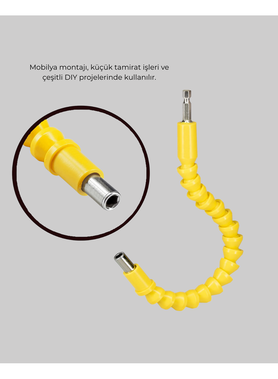 12’li Akrobat Bits Vidalama Seti Esnek Uç Çok Yönlü Kullanım