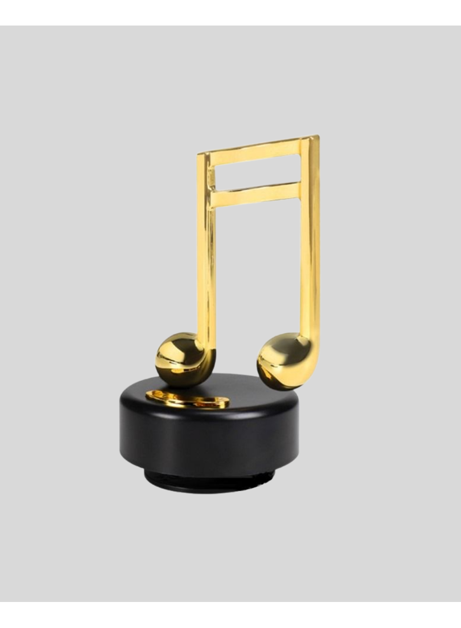 Altın Nota Figürlü Müzik Kutusu