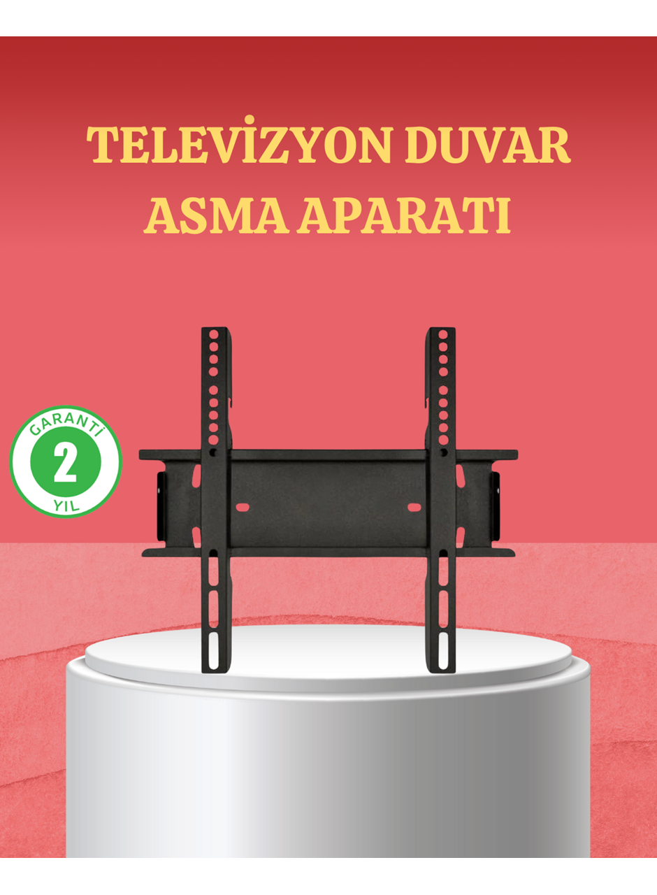 32-42 İnç TV Askı Aparatı Kolay Kurulum Düz ve Kompakt Tasarım