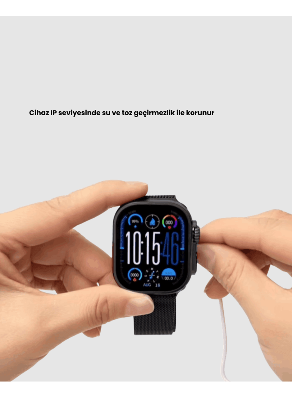 AMOLED Akıllı Saat 49mm Bluetooth Arama Spor ve Sağlık