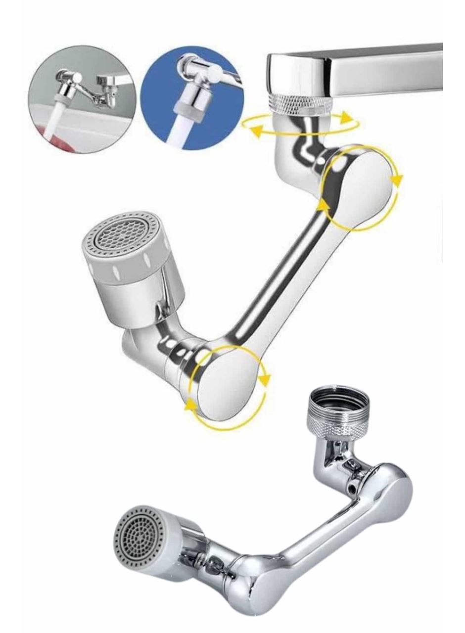 Dönen Musluk Başlığı 1080 Derece Ayarlanabilir Filtreli Sprey Uç