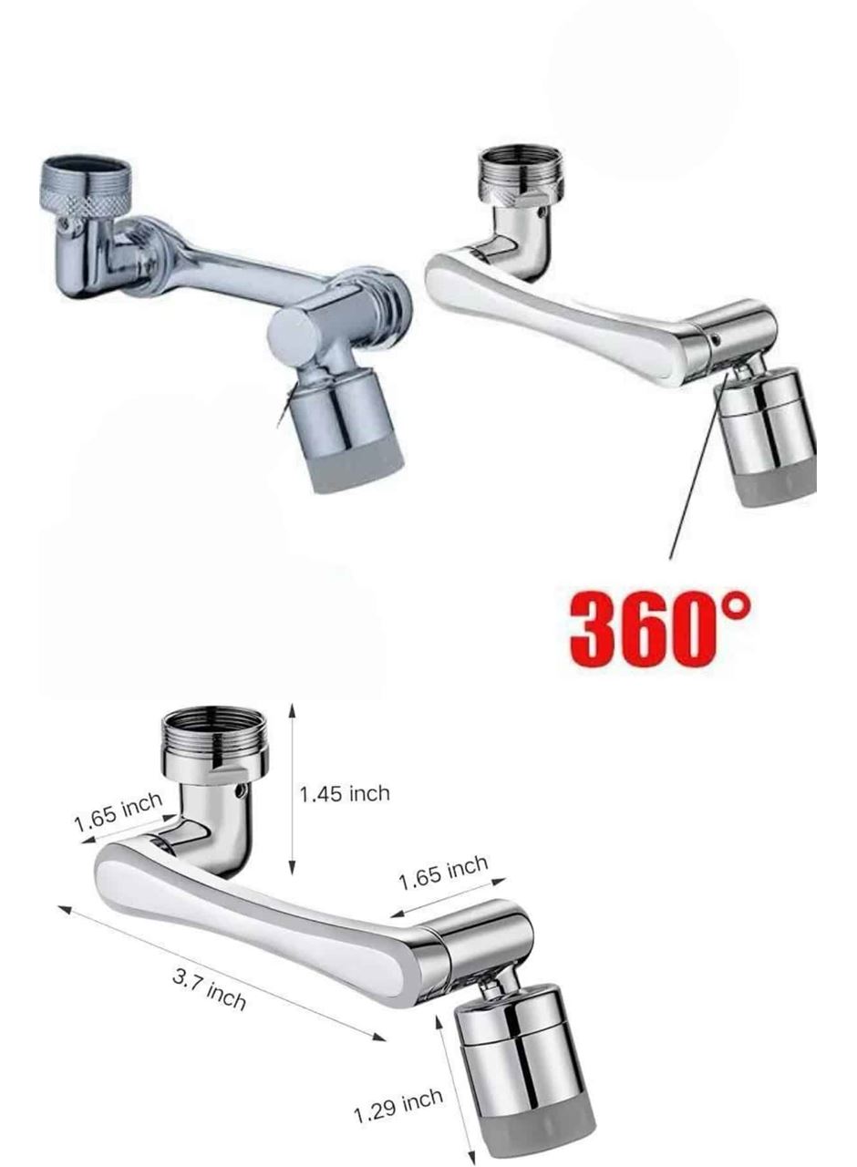 Dönen Musluk Başlığı 1080 Derece Ayarlanabilir Filtreli Sprey Uç