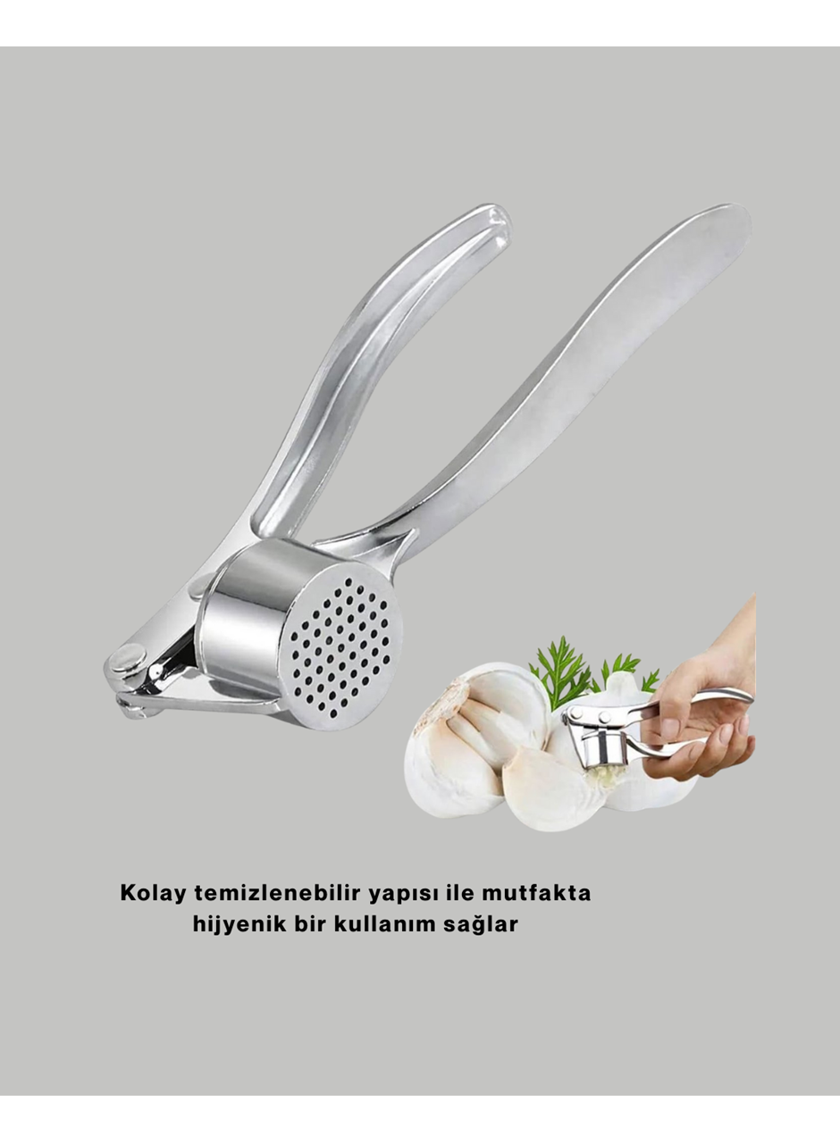 Mutfak Sarımsak Ezici Kaymaz Saplı Güçlü Mekanizma