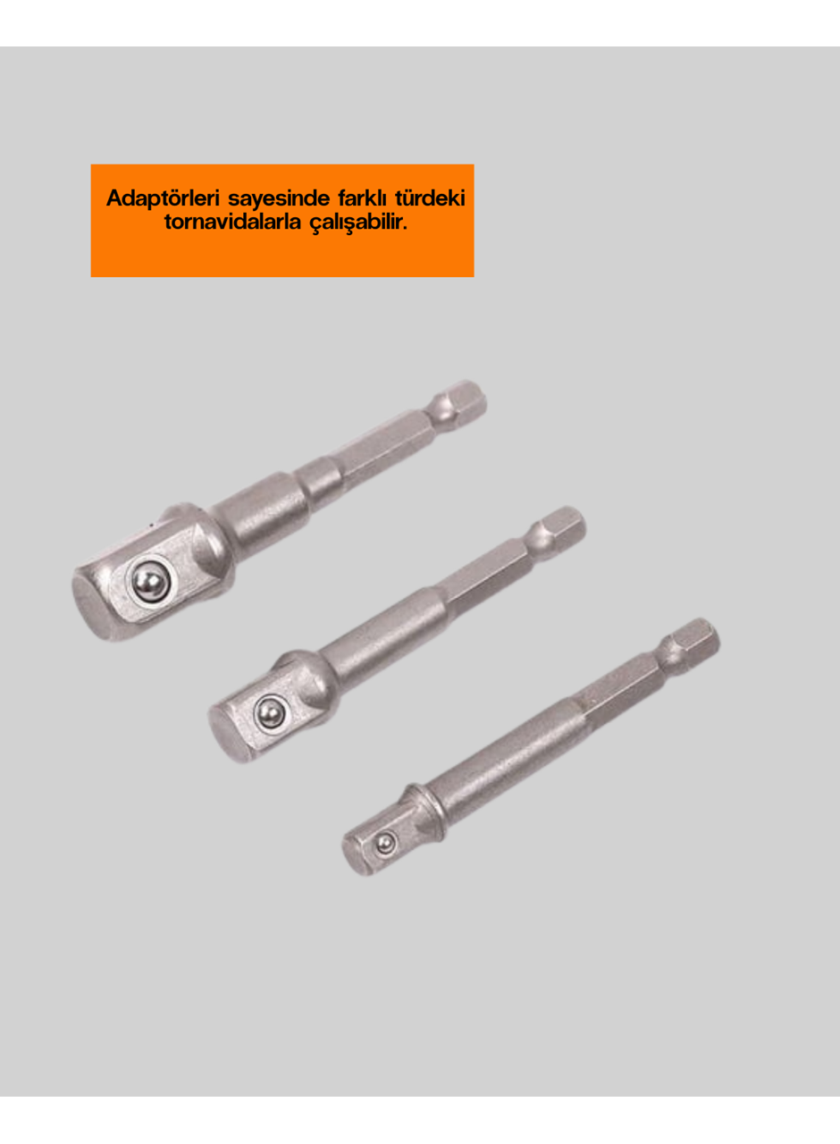 Ergonomik 16 Parça Bits Tornavida Uç ve Adaptör Seti
