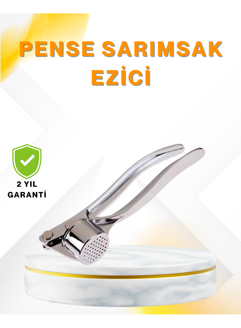 Metal Sarımsak Ezici Ergonomik Tutma ve Güçlü Presleme