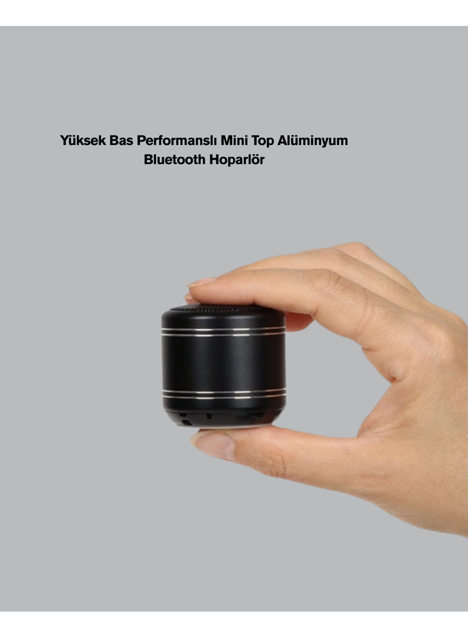 Mini Alüminyum Bluetooth Hoparlör Yüksek Bas Performansı