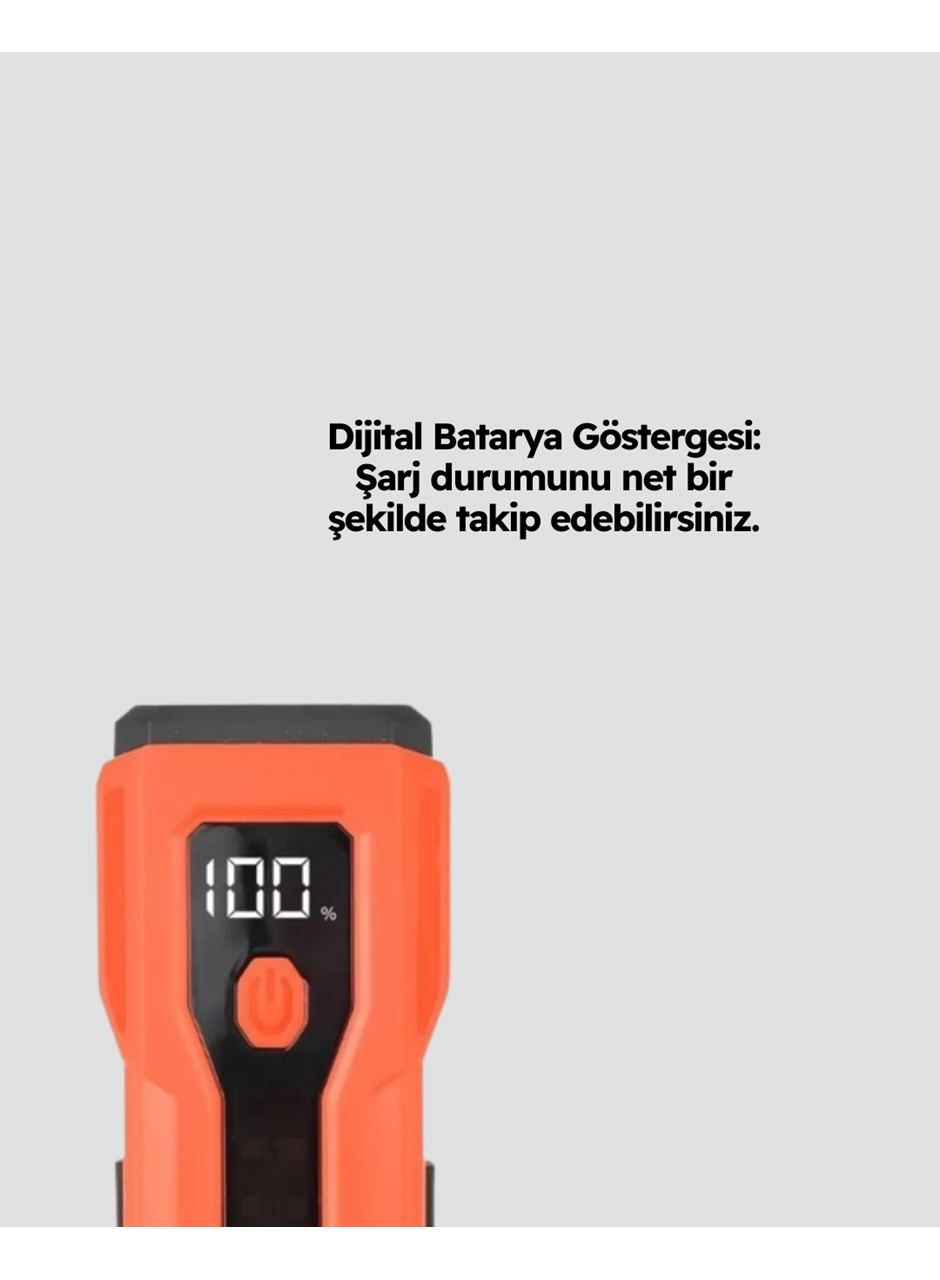 5000 mAh Bataryalı Bisiklet Farı COB Çakar Çok Fonksiyonlu