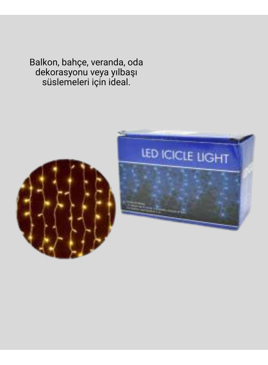 4 Metre Şelale Led Işık Perdesi Dekoratif