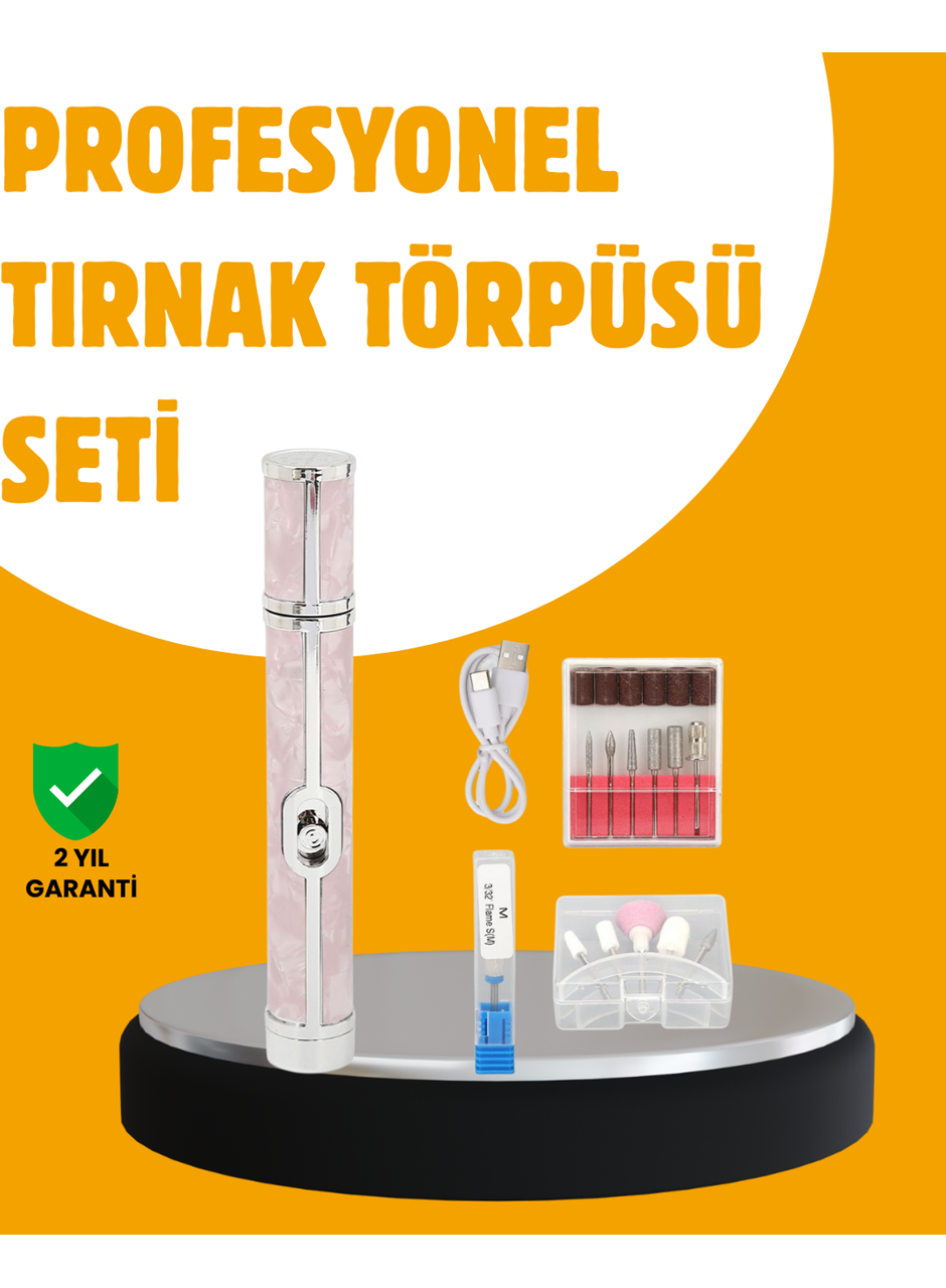 Ergonomik Saplı 20.000 RPM Hız Kontrollü Manikür Pedikür Makinesi