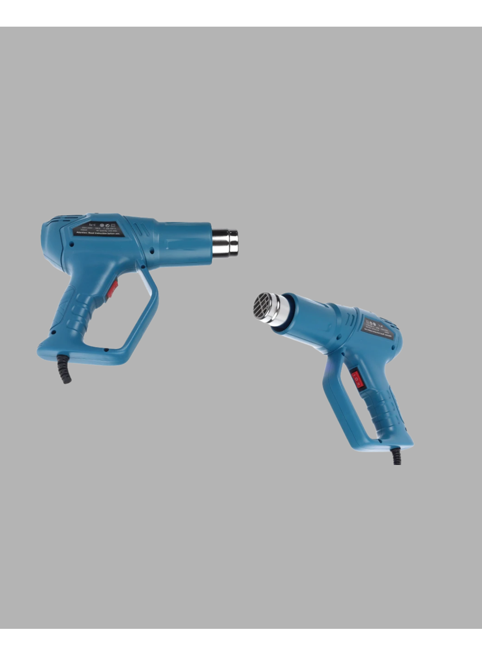 2000W Sıcak Hava Üfleme Tabancası Seramik Rezistanslı Profesyonel