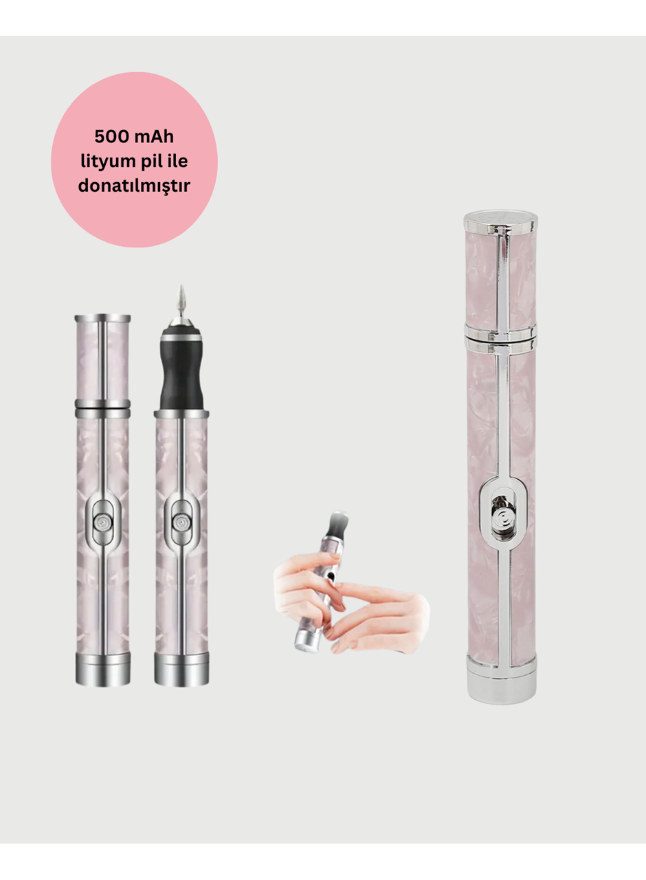 Ergonomik Saplı 20.000 RPM Hız Kontrollü Manikür Pedikür Makinesi