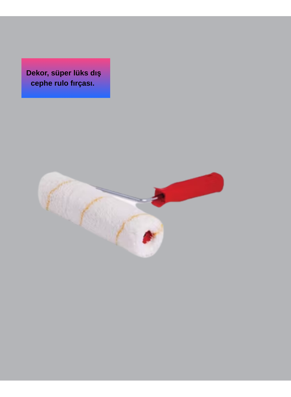 5’li Detay Boya Rulo Takımı Pürüzsüz Yüzey İçin İdeal