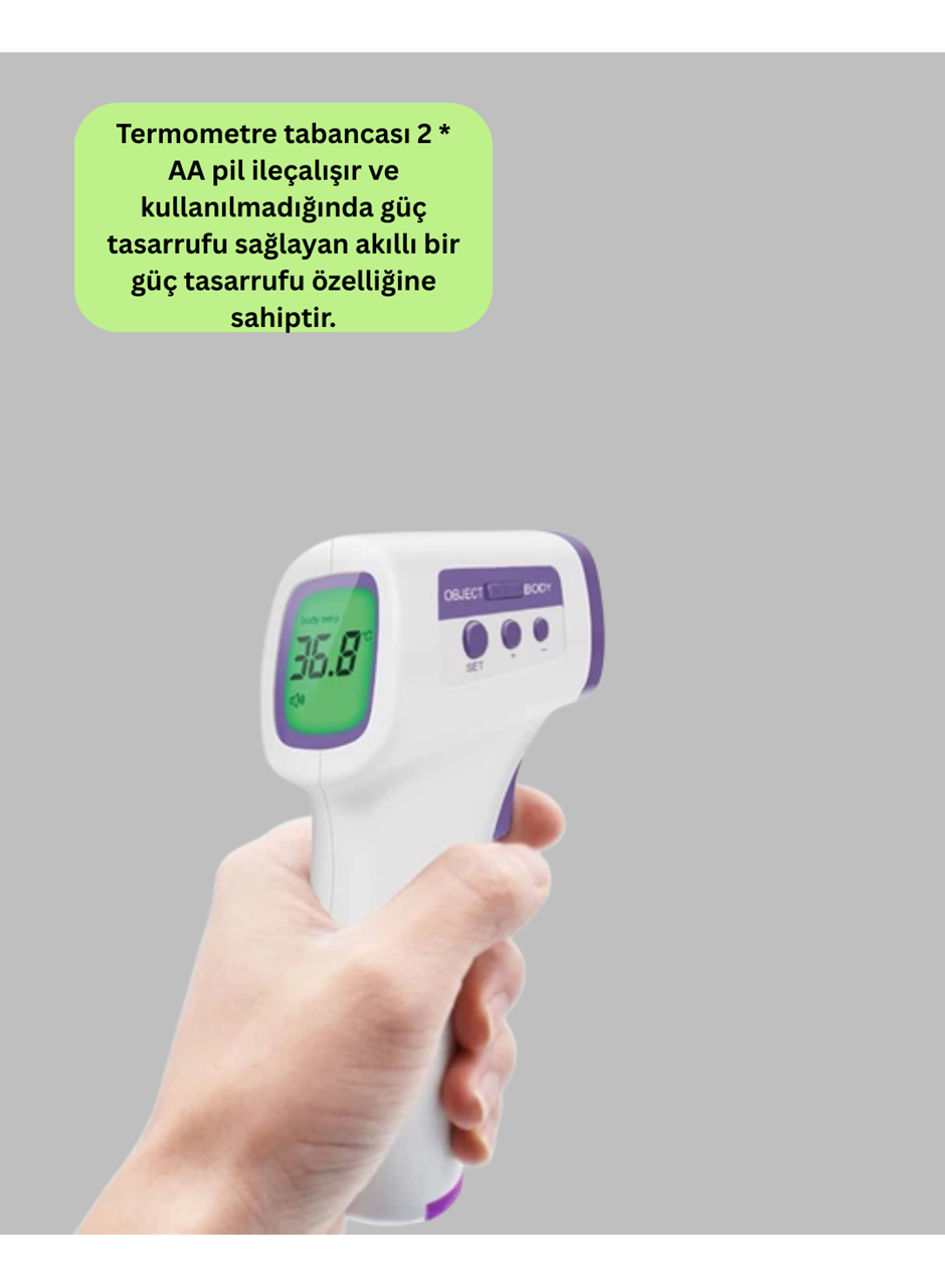 LCD EKRAN TEMASSIZ ATEŞ ÖLÇER