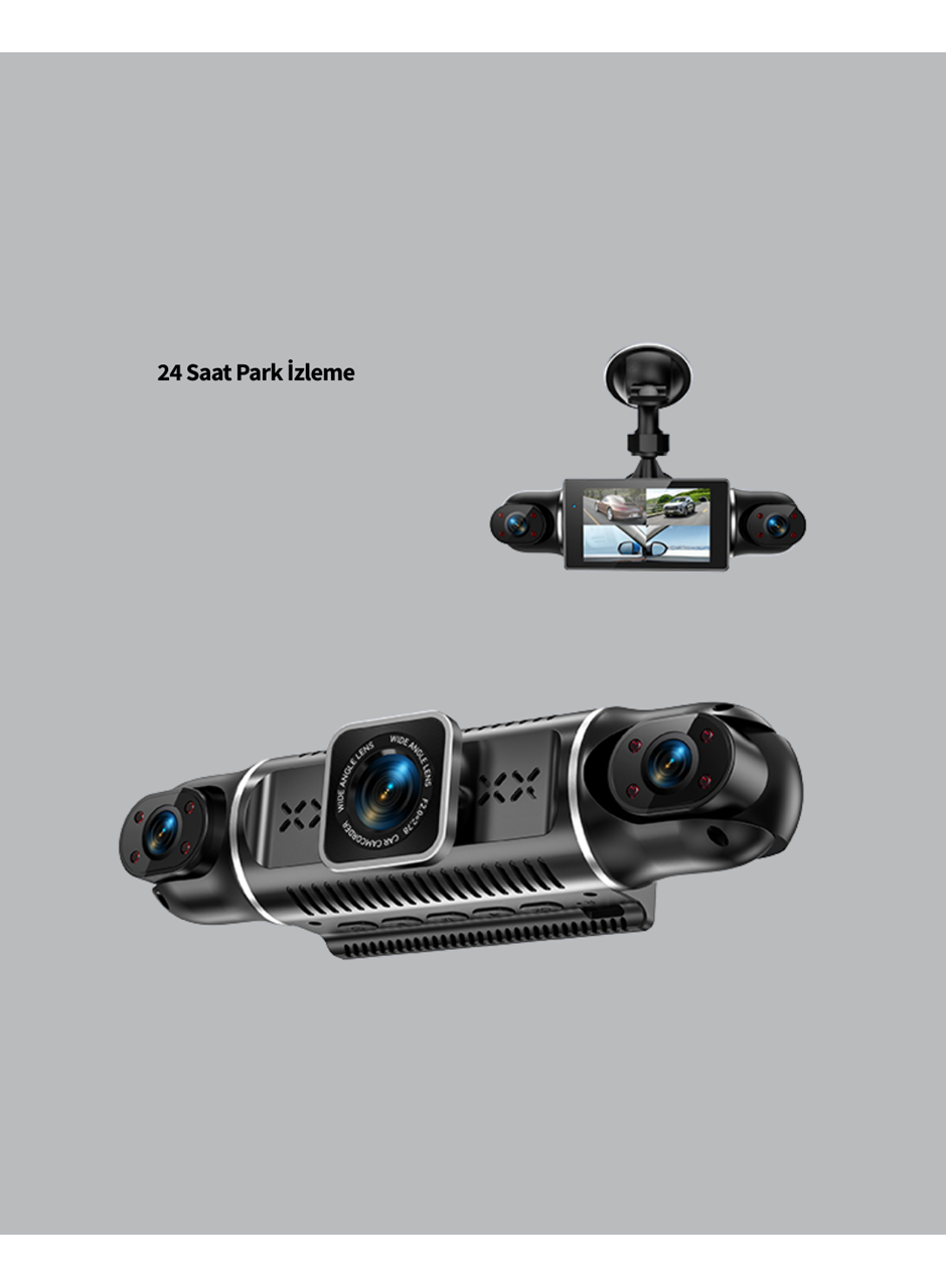 1080P 4 Kanallı Araç Kamerası GPS + WiFi + G Sensör Destekli