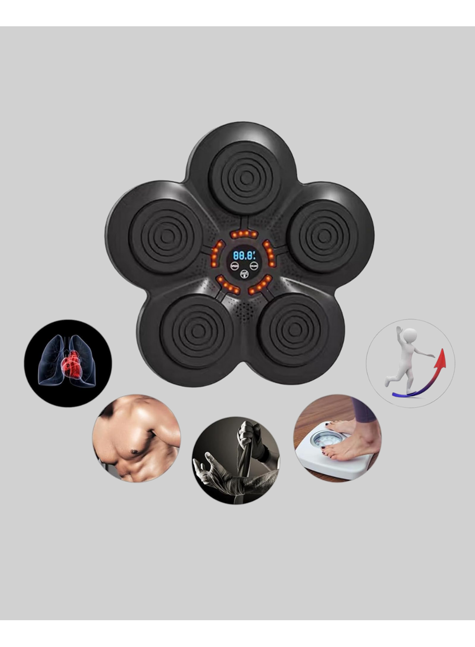 Evde Fitness İçin Akıllı Boks Makinesi Işıklı Vuruş Noktalı Bluetoothlu