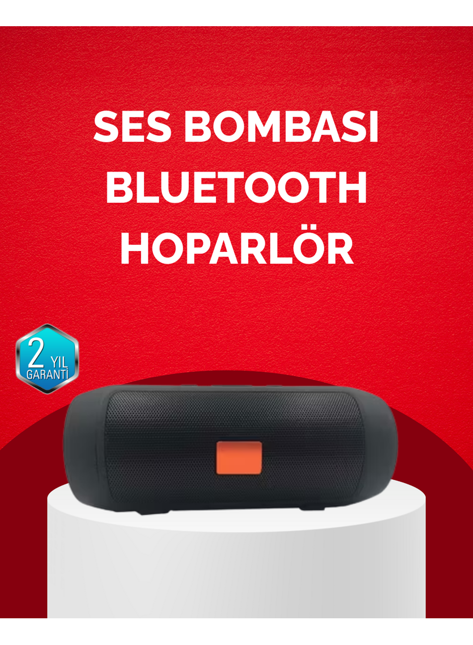 Bluetooth Hoparlör 20W Bass Güçlü Ses USB Flash AUX Destekli