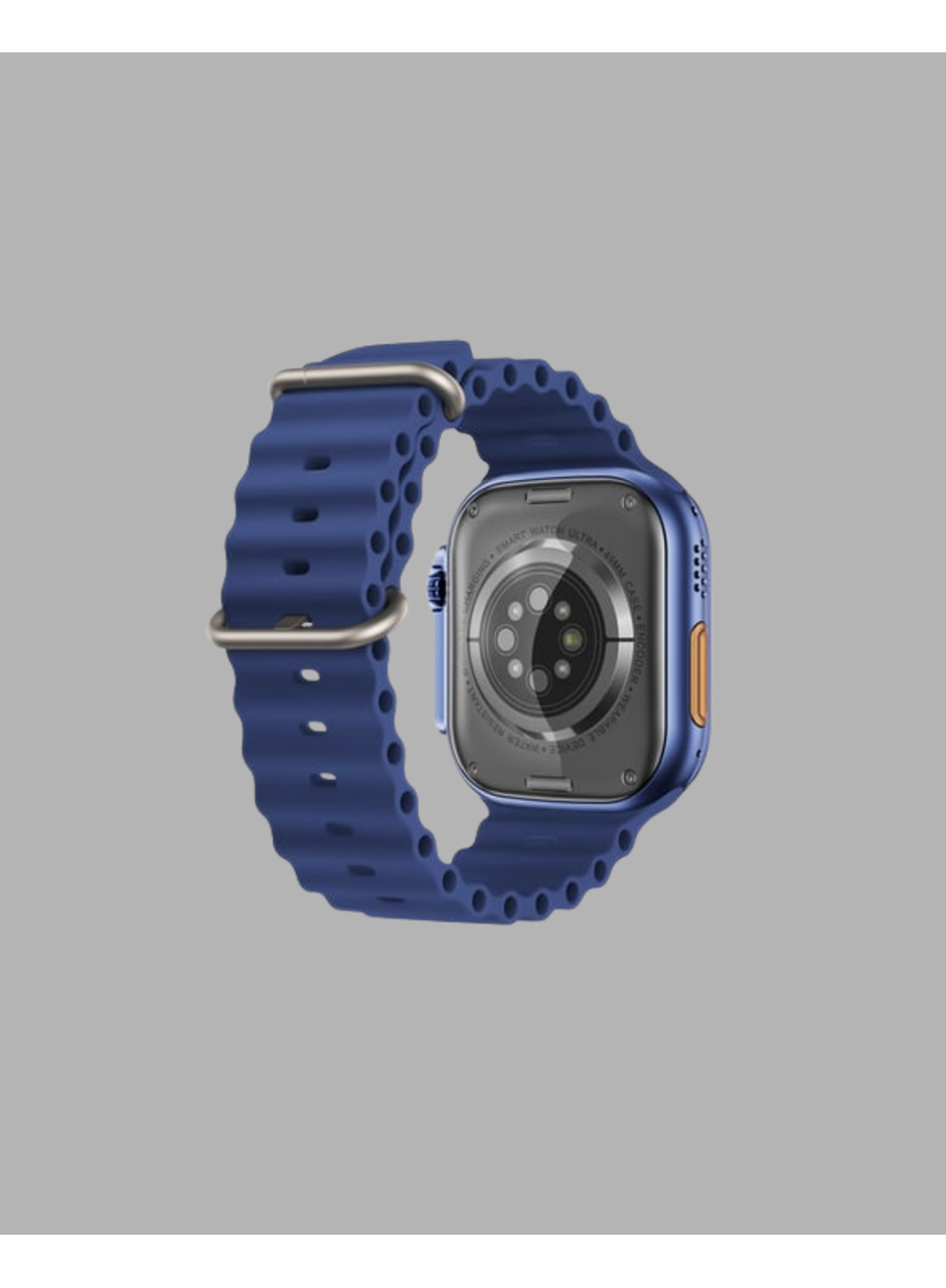 Akıllı Saat 360 mAh Çoklu Spor Modlu Lacivert Siyah Kordon