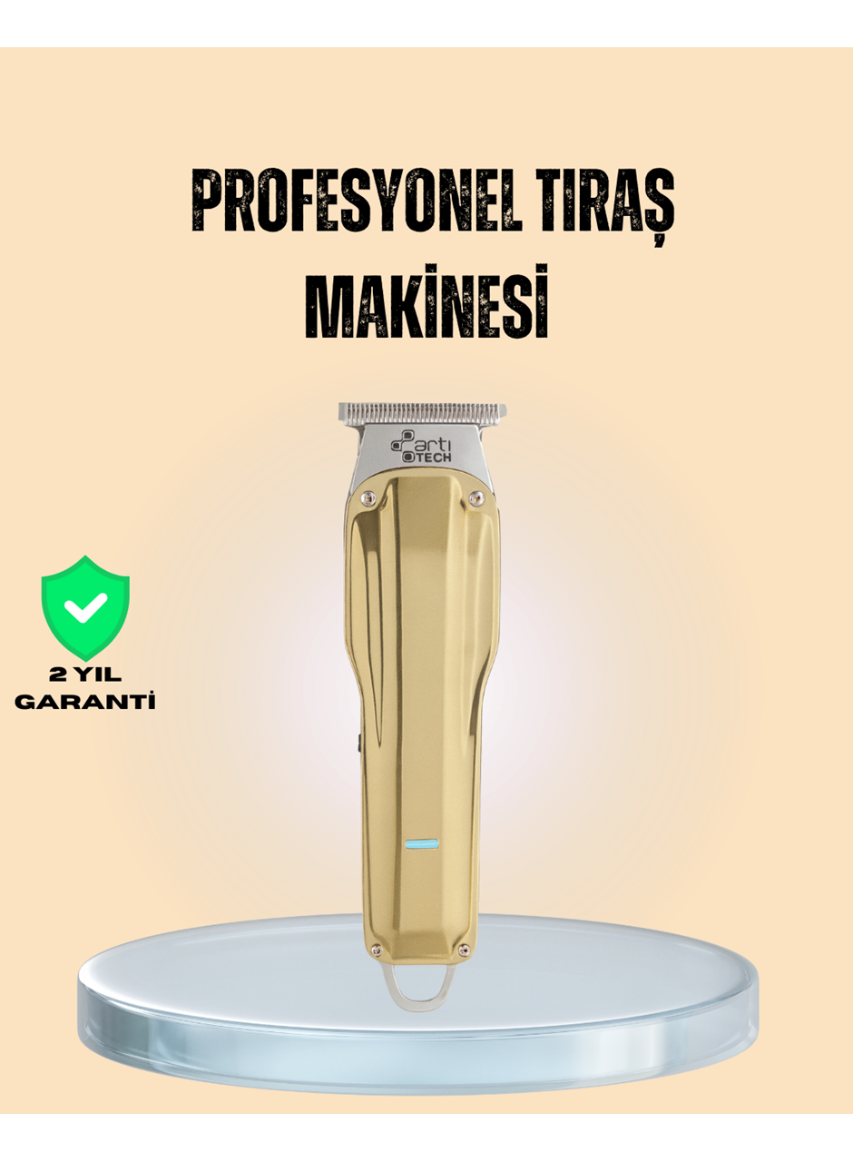 Profesyonel Erkek Tıraş Makinesi Güçlü Kesim ve Uzun Şarj Süreli