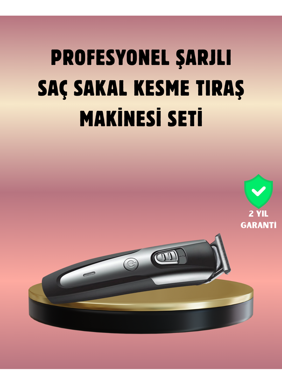 Şarjlı Saç Sakal Kesim Makinesi Detaylı Kesim İçin Hassas Başlıklı