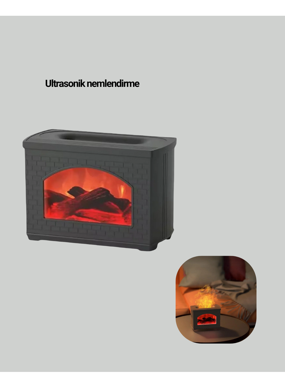 Aromaterapi Destekli Ultrasonik Nemlendirici USB Bağlantılı Sessiz Model