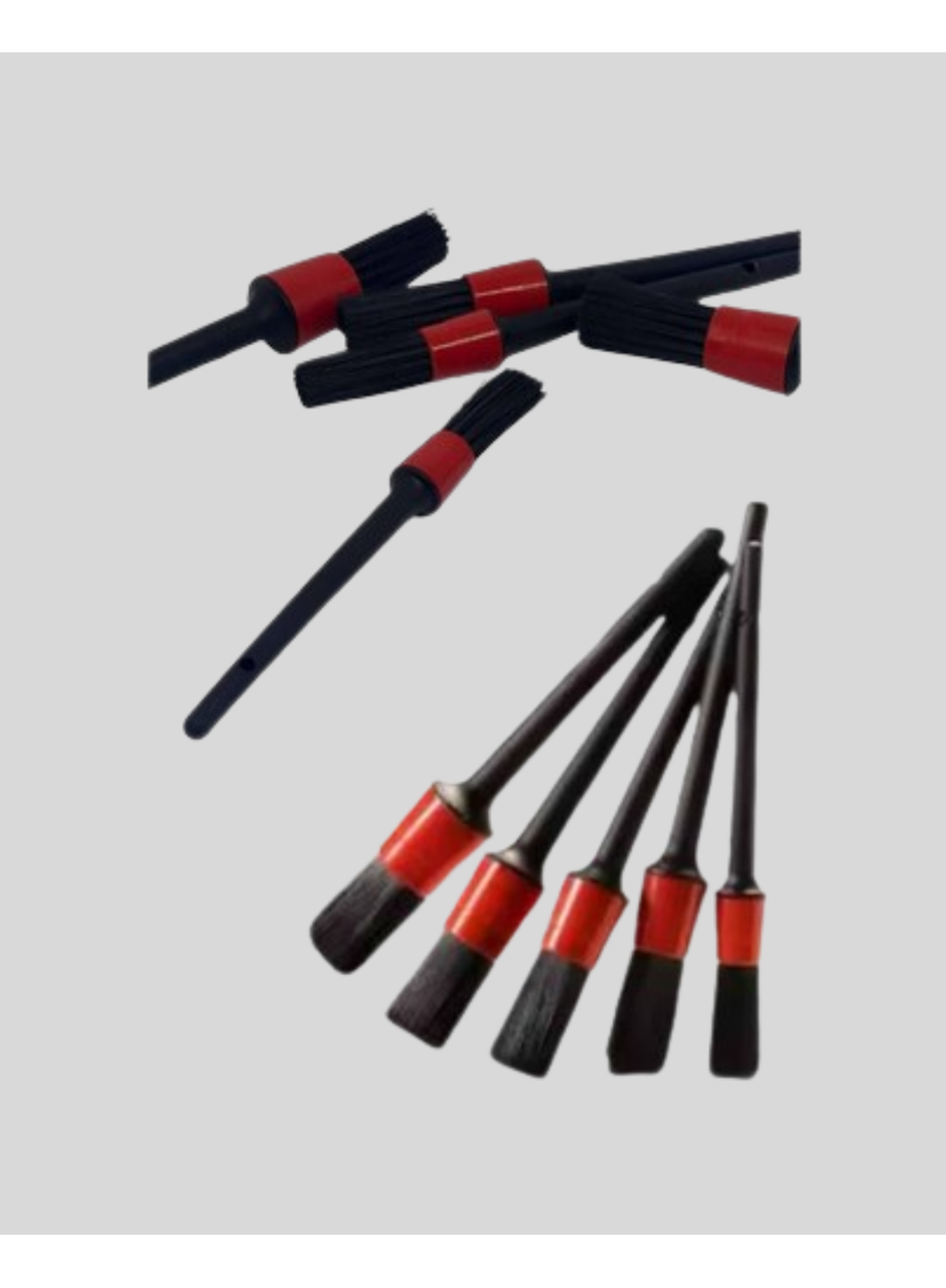 Araç Detay Temizlik Fırçası 5’li Set Çizmeyen Kıl Çok Yönlü Kullanım