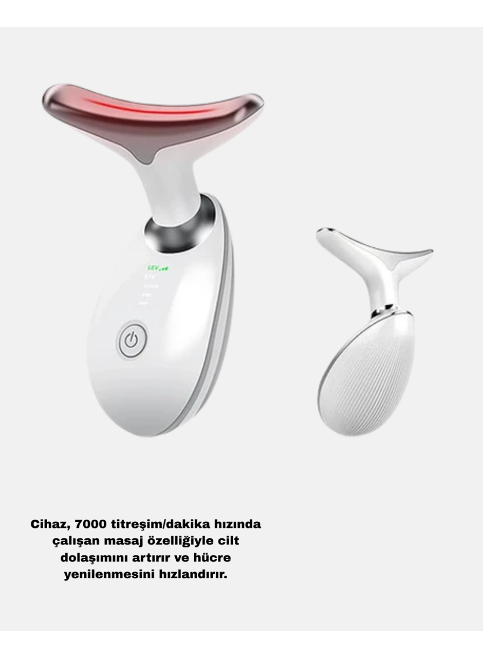 Kablosuz Şarjlı Yüz Sıkılaştırıcı Cihaz EMS Mikro Akım Anti-Aging Masaj Aleti