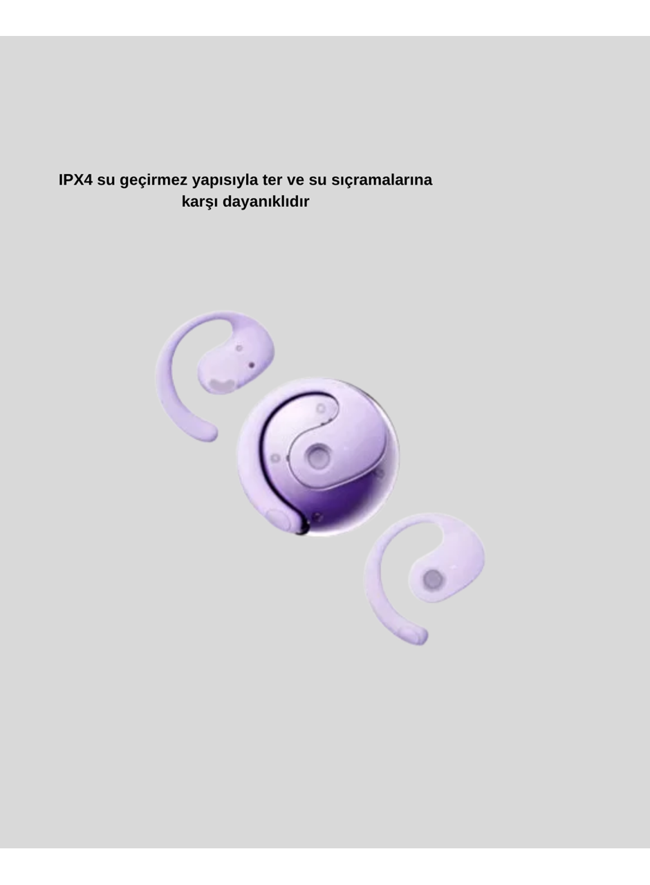 S05 Bluetooth 5.3 Kulaklık IPX4 Su Geçirmez Hızlı Eşleşme Güçlü Stereo Ses