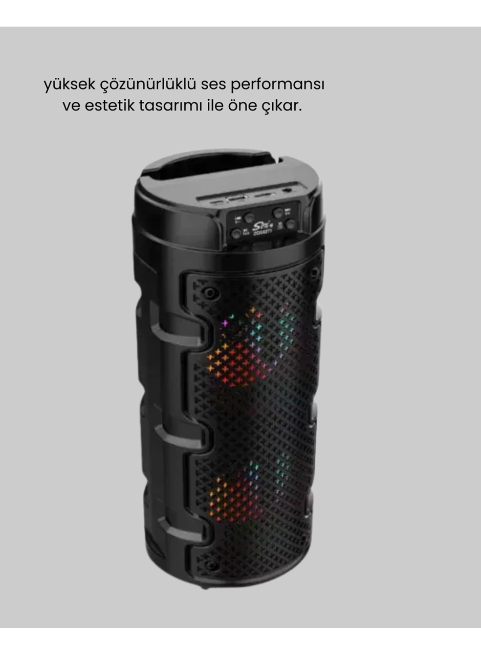 Taşınabilir Bluetooth Hoparlör Çift Sürücü Güçlü Bas HD Ses Çoklu Bağlantı