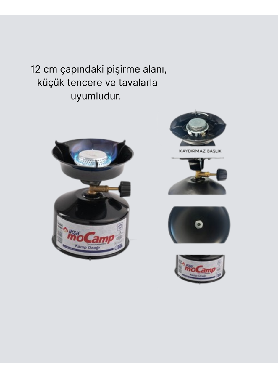 Taşınabilir Kamp Ocağı Seti Pişirme Alanı Ayarlanabilir Alev