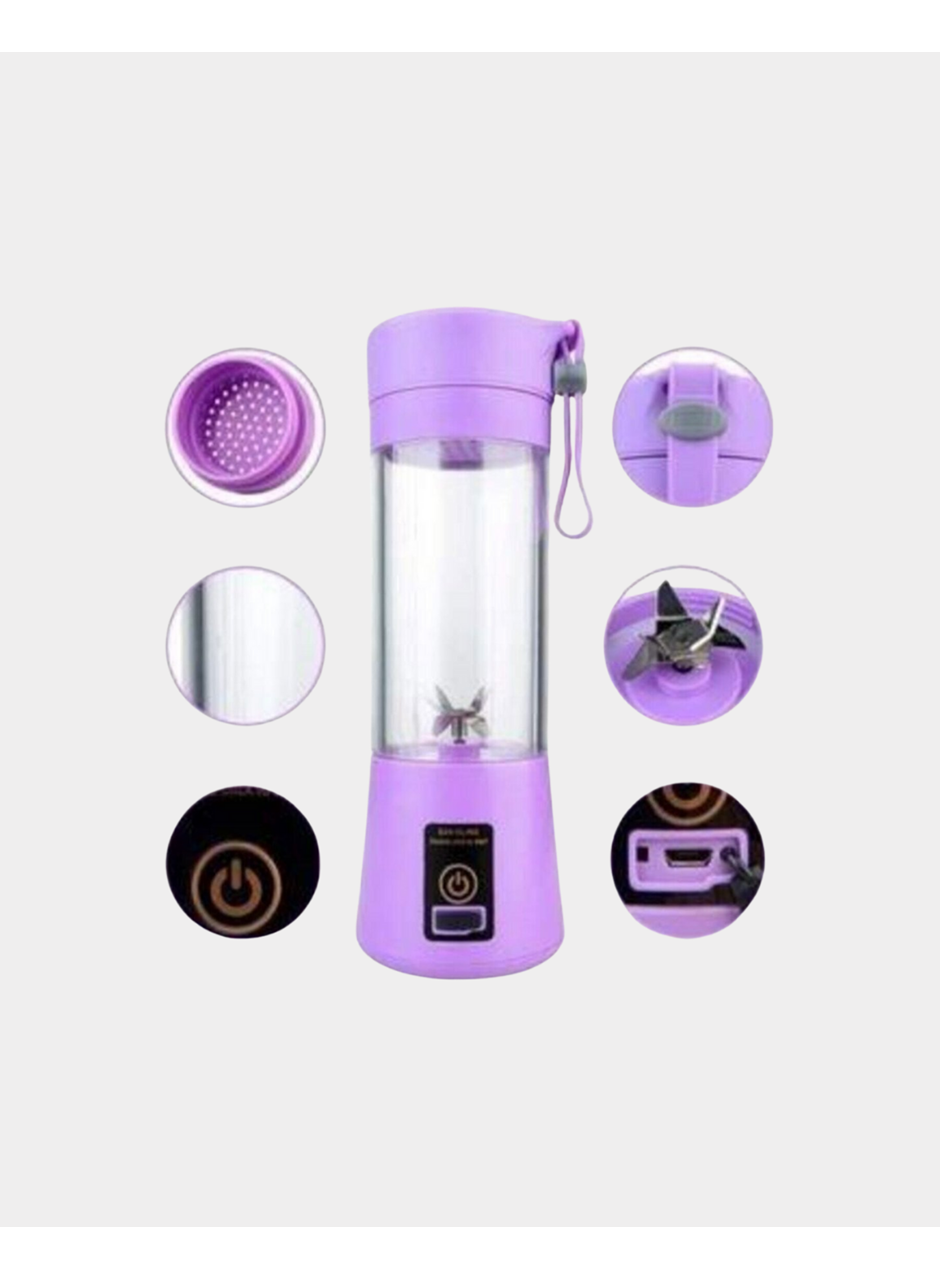 Şarjlı 380ml Portatif Smoothie Blender USB Mini Shake Yapıcı