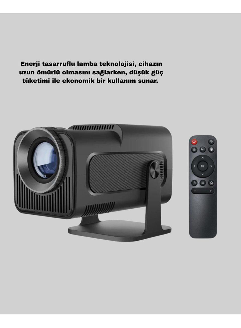 HDMI USB Girişli Akıllı Projeksiyon Cihazı Taşınabilir Düşük Tüketimli