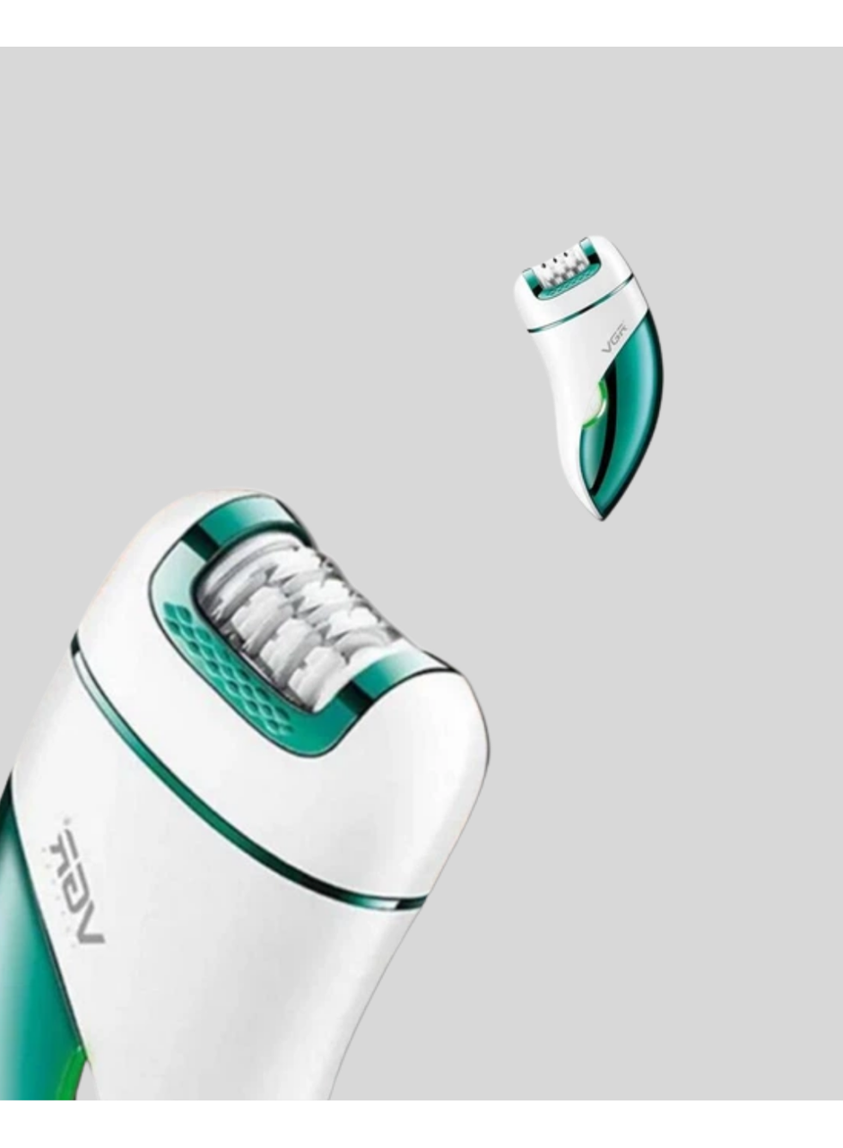 Çok Fonksiyonlu Epilatör 600mAh 90 Dakika Kullanım LED Metal Başlık Su Geçirmez