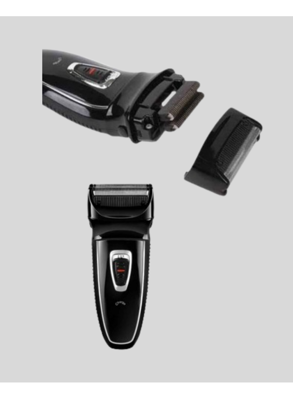 Şarjlı Kablosuz Tıraş Makinesi Çift Başlık Kuru Tıraş Ergonomik Taşınabilir