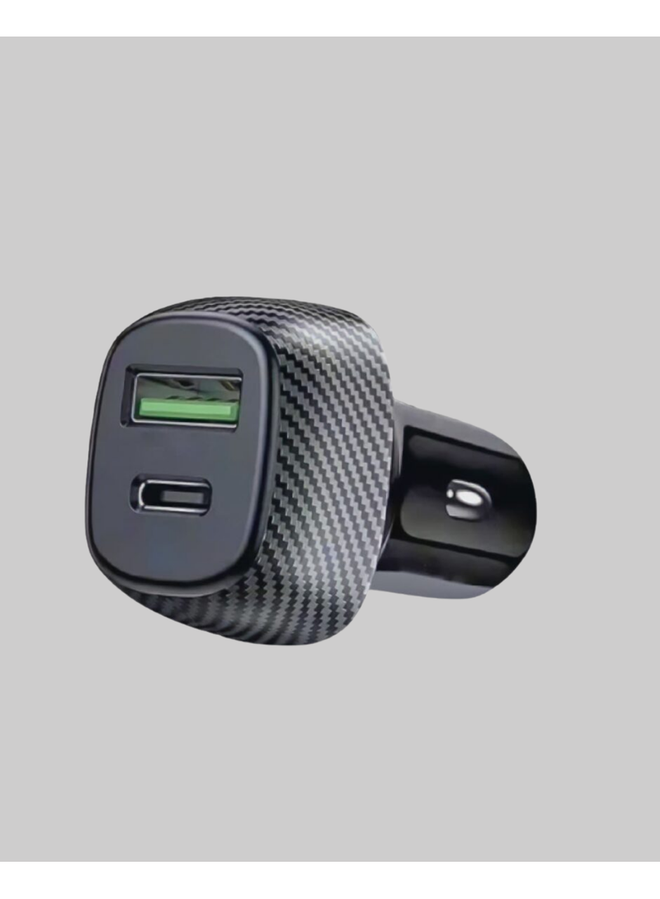 38W Araç Şarj Cihazı Type-C PD USB Hızlı Şarj Çift Port