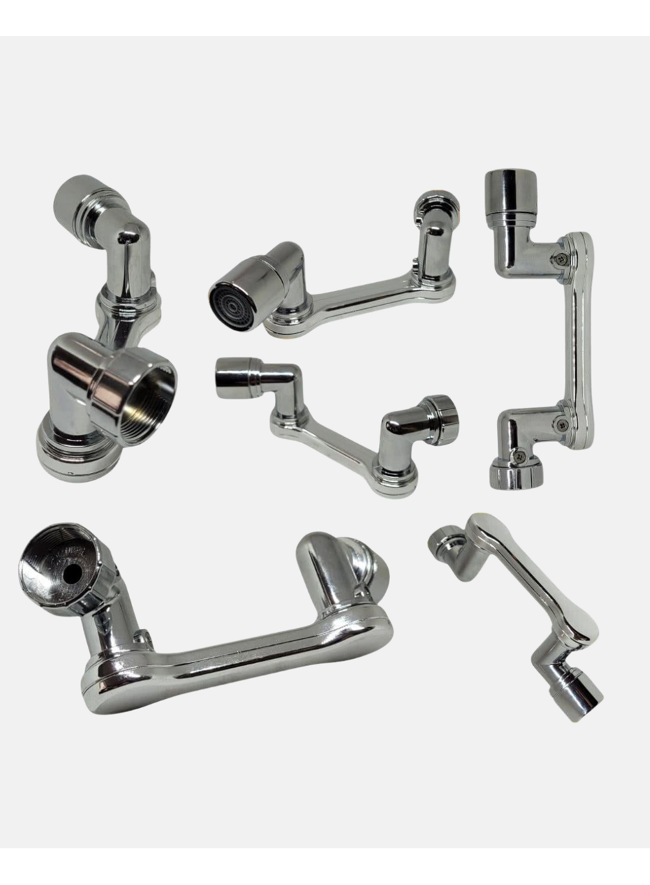 1080° Dönebilen Musluk Ucu – Su Tasarruflu, Esnek ve 360° Çift Eksenli Başlık