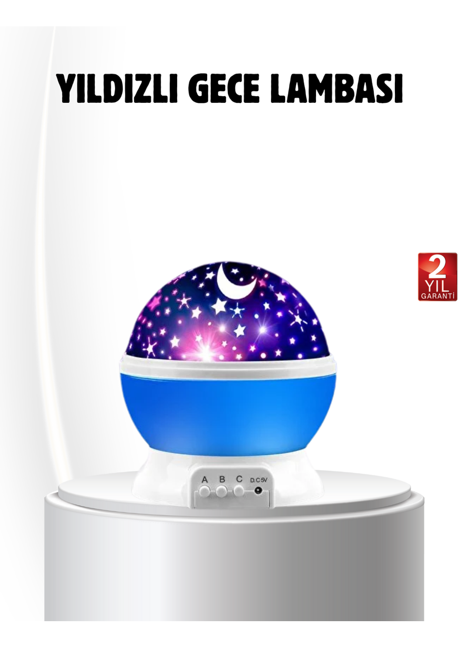 LED Gece Lambası 6 Renk Seçenekli Yumuşak Işıklı Uyku Yardımcı Lamba