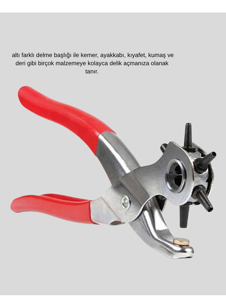 Çok Fonksiyonlu Delik Açma Pensesi 2mm–4.5mm Ayarlı Metal Gövdeli