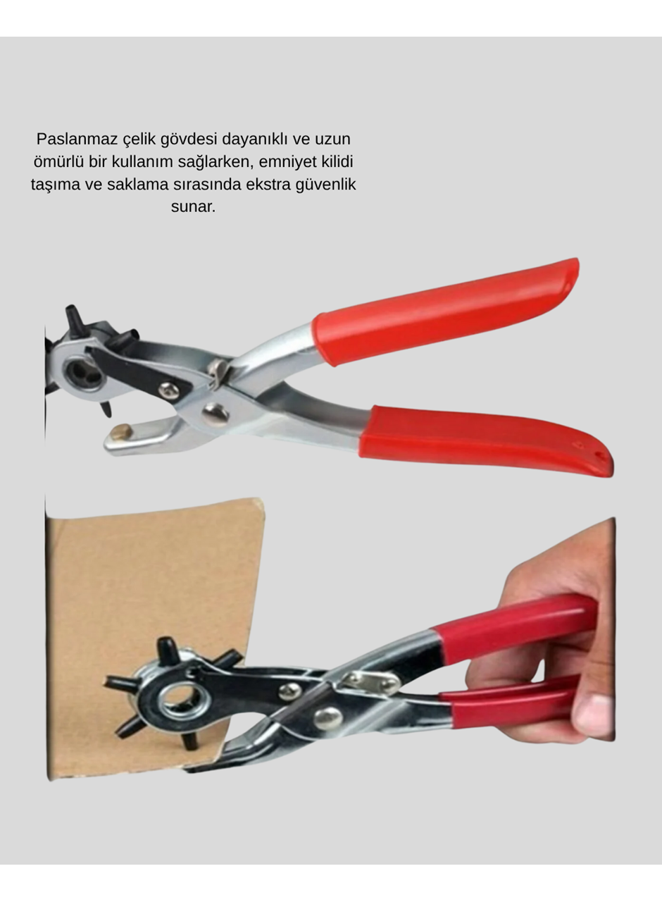 Çok Fonksiyonlu Delik Açma Pensesi 2mm–4.5mm Ayarlı Metal Gövdeli