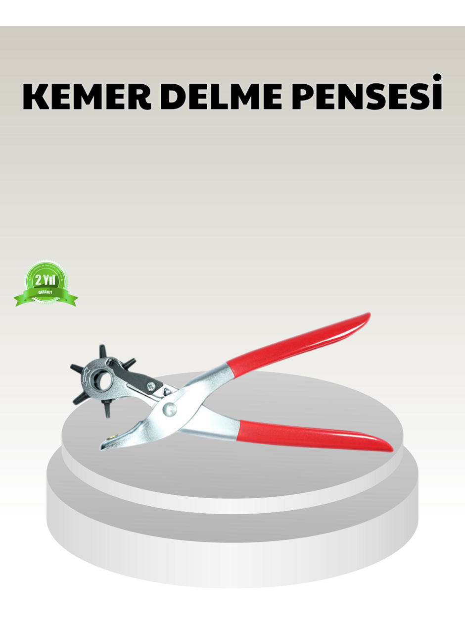 6 Başlıklı Kemer Delme Pense Paslanmaz Çelik Çok Amaçlı