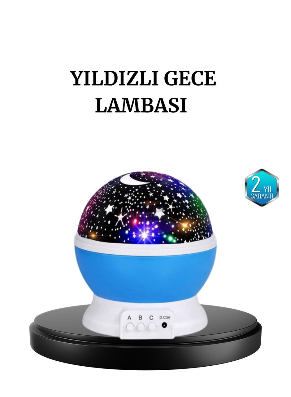 Renkli LED Gece Lambası 6 Işık Modlu Çocuk Odası Atmosfer Aydınlatma