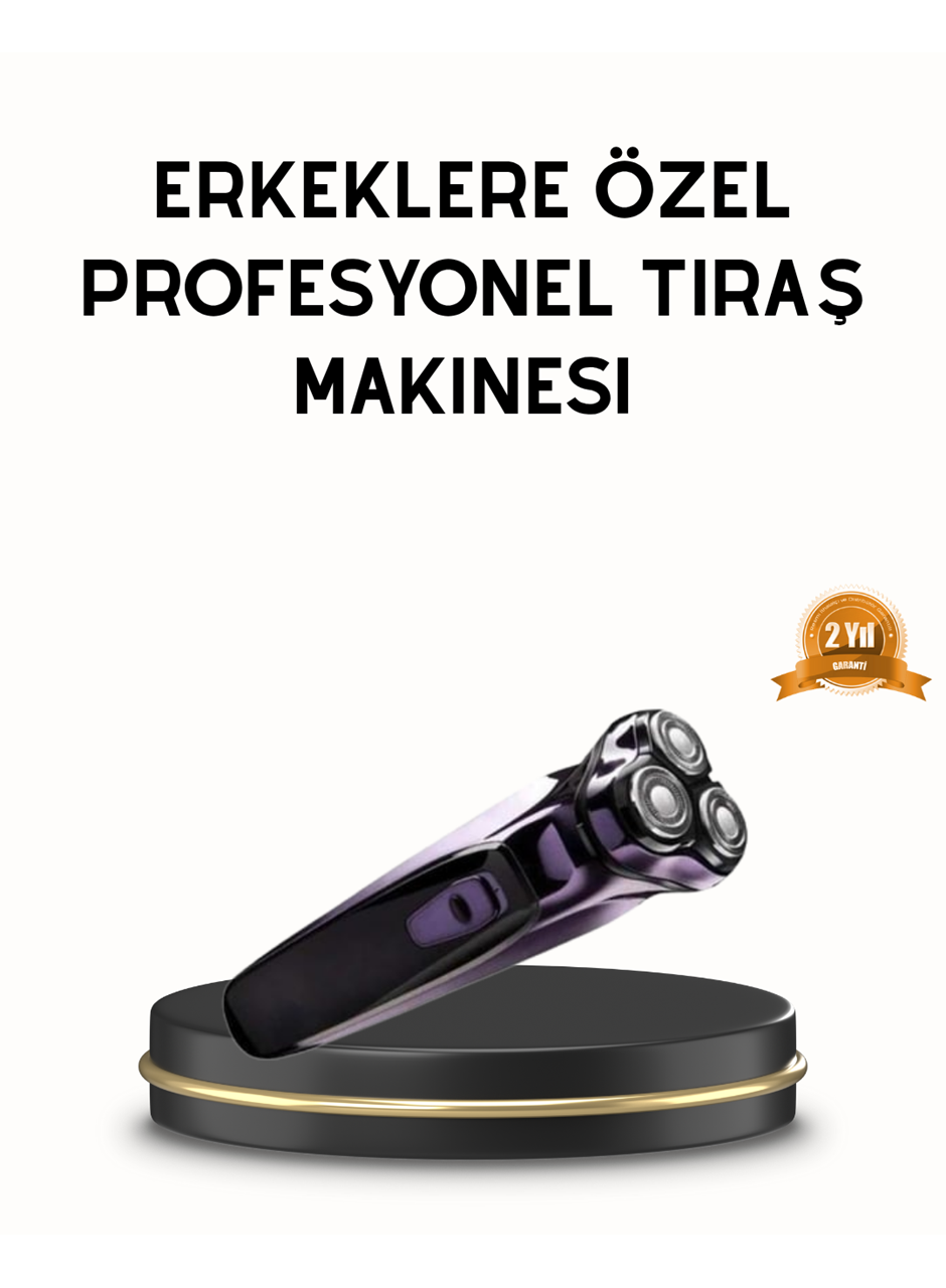 Kompakt Şarjlı Saç Sakal Tıraş Makinesi Kuru Kullanım Özellikli