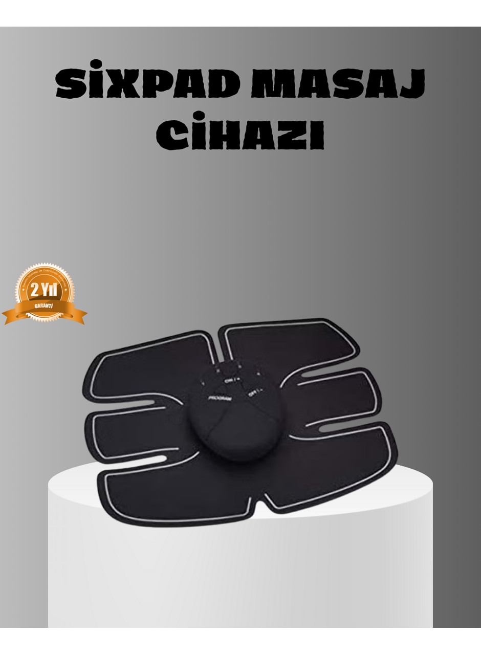 Elektronik Kas Uyarıcı Cihaz 6 Farklı Modlu Jel Pedli Göbek Kol Stimülatör