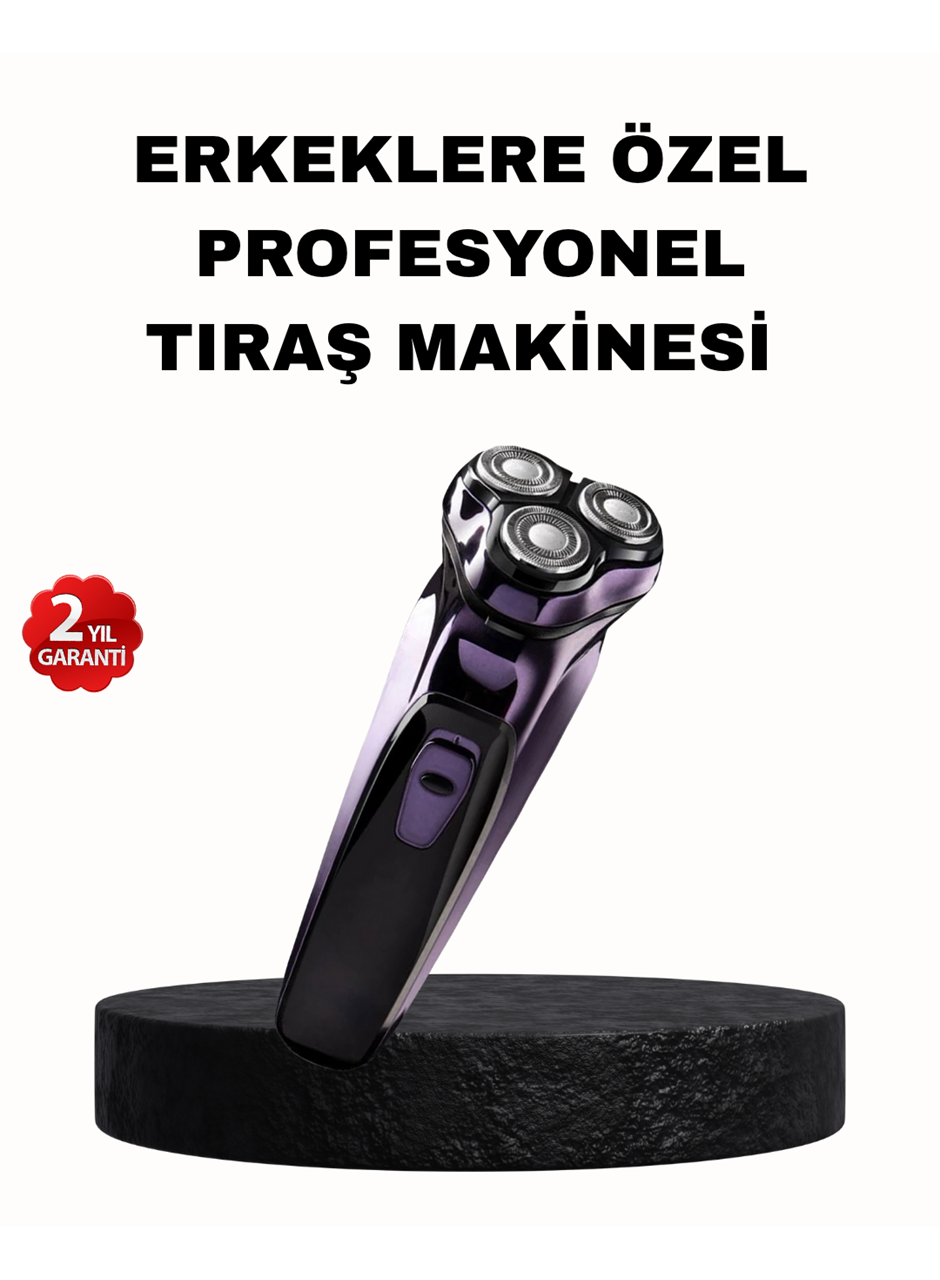 Şarjlı Saç ve Sakal Tıraş Makinesi Kablosuz Kompakt Tasarımlı