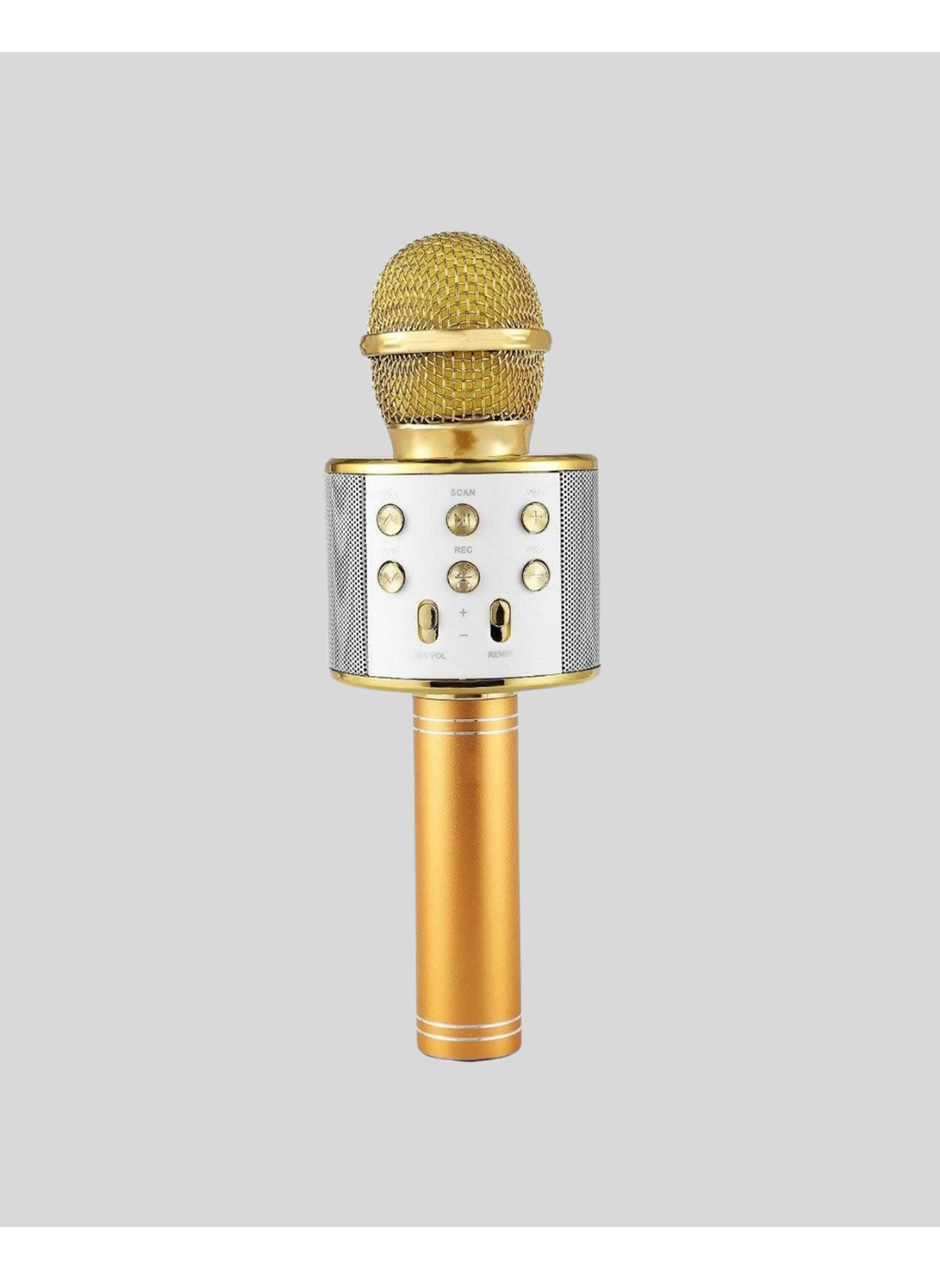 Kablosuz Karaoke Mikrofon USB AUX Destekli Parti ve Eğlence İçin