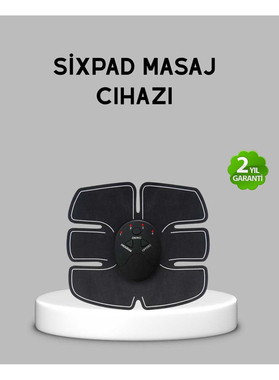 EMS Göbek ve Kol Kas Uyarıcı Cihaz 6 Modlu Elektronik Vücut Şekillendirici