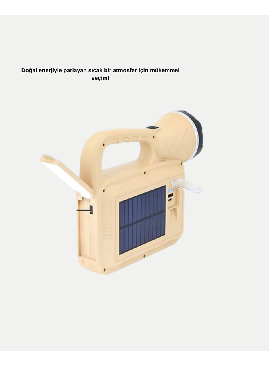 Güneş Enerjili Alev Efektli Lamba COB Led Su Geçirmez Çok Fonksiyonlu